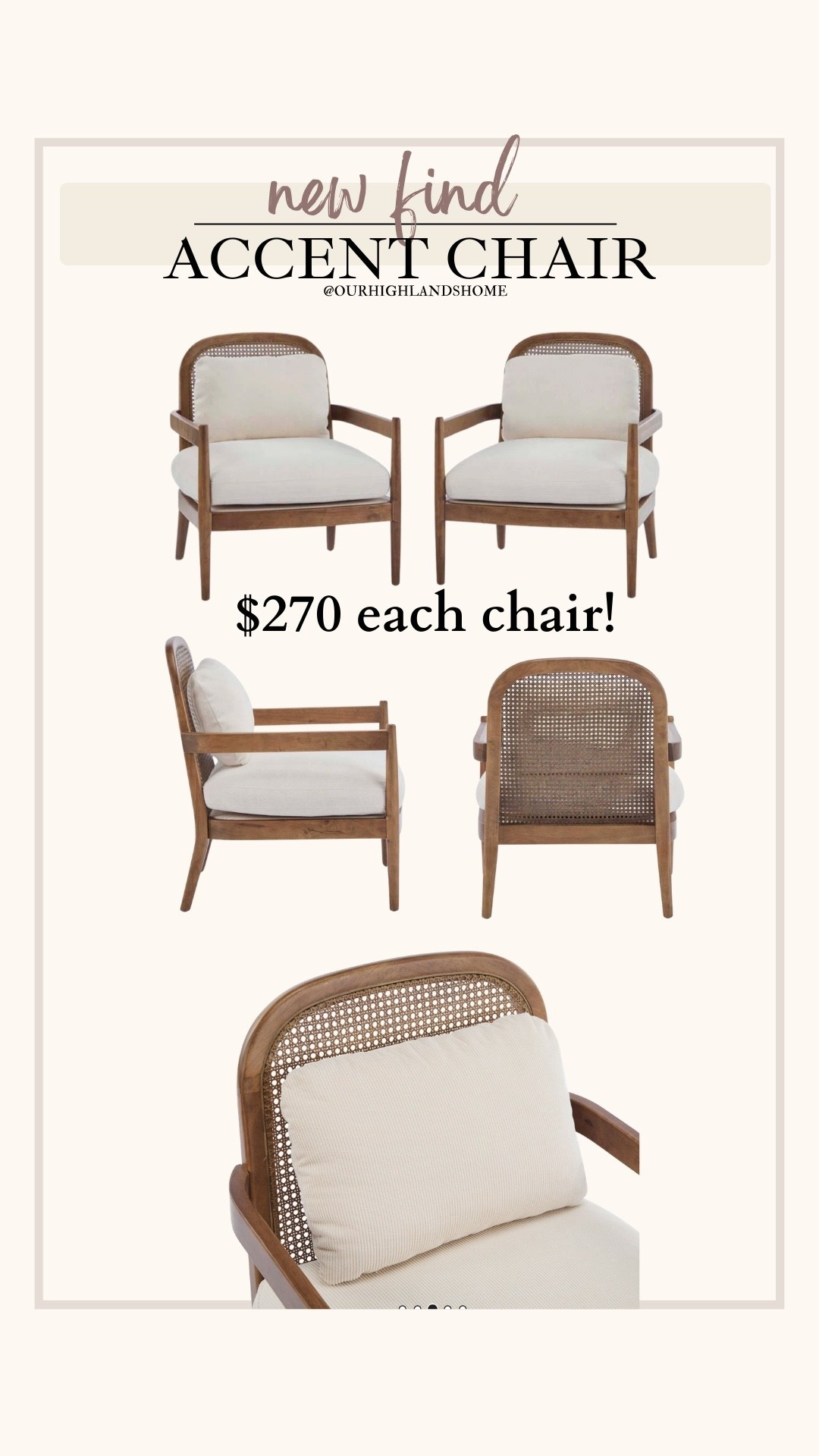 umm $270 each?! amazing deal and these chairs are GORGEOUS 

WAYFAIR ACCENT CHAIR 

#LTKSaleAlert #LTKSpringSale #LTKHome