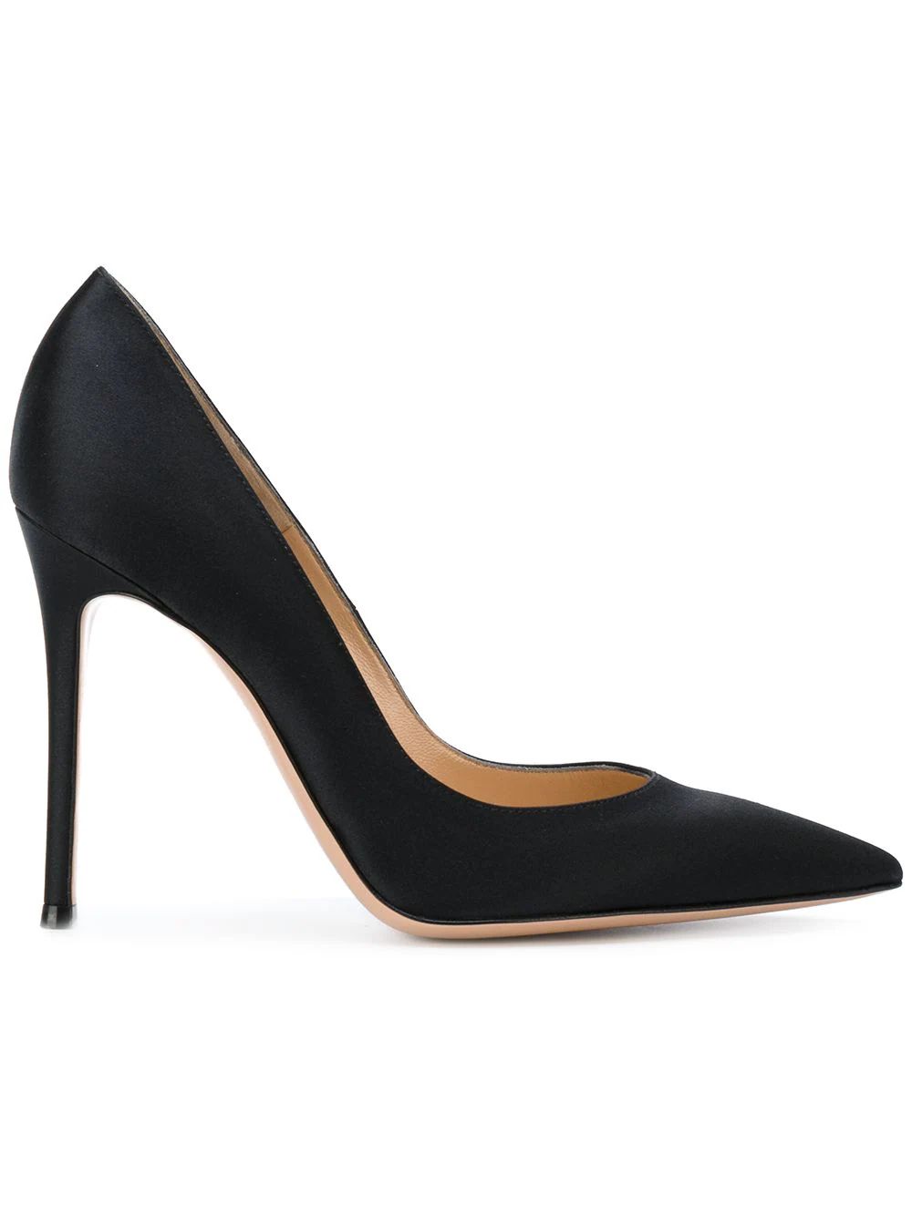 Gianvito 105mm satin pumps | Farfetch Global