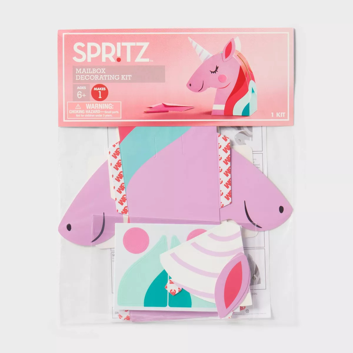 Unicorn Valentine's Day Mailbox Paper Craft Kit - Spritz™ | Target
