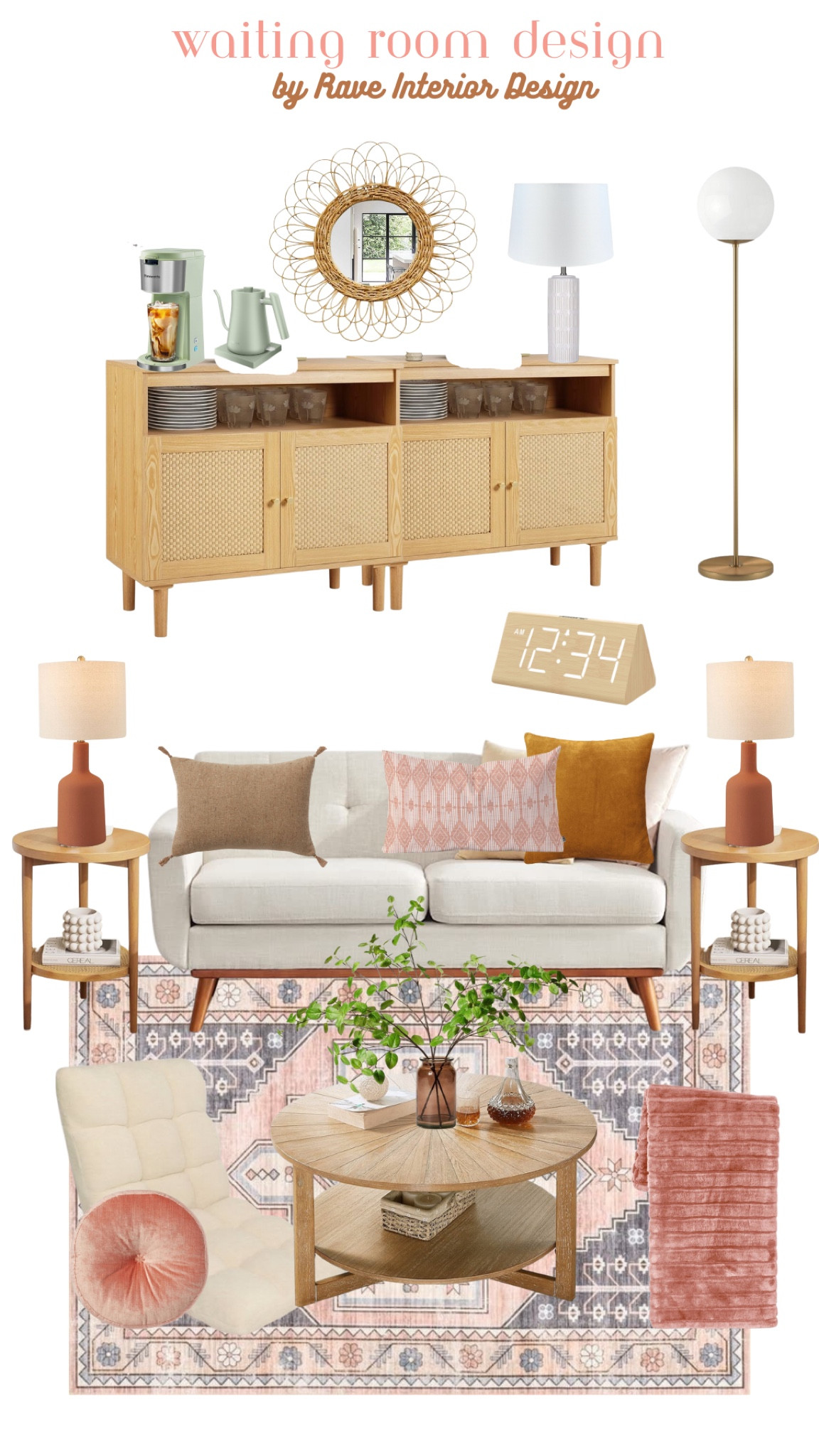 Office Accessories + pillows blanket 