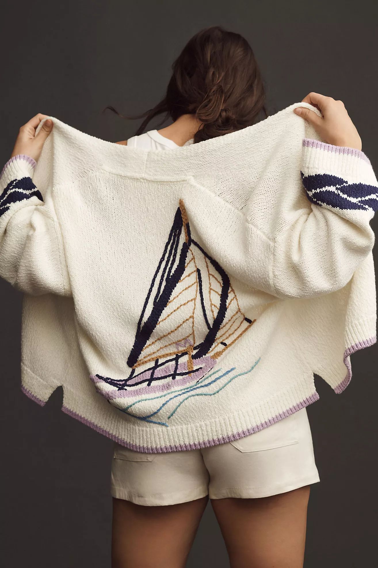 The Portside Cardigan Sweater by Maeve | Anthropologie (US)