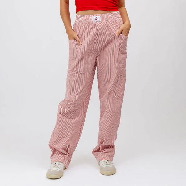 Utah Cargo Pants, Red Stripe | Albion Fit