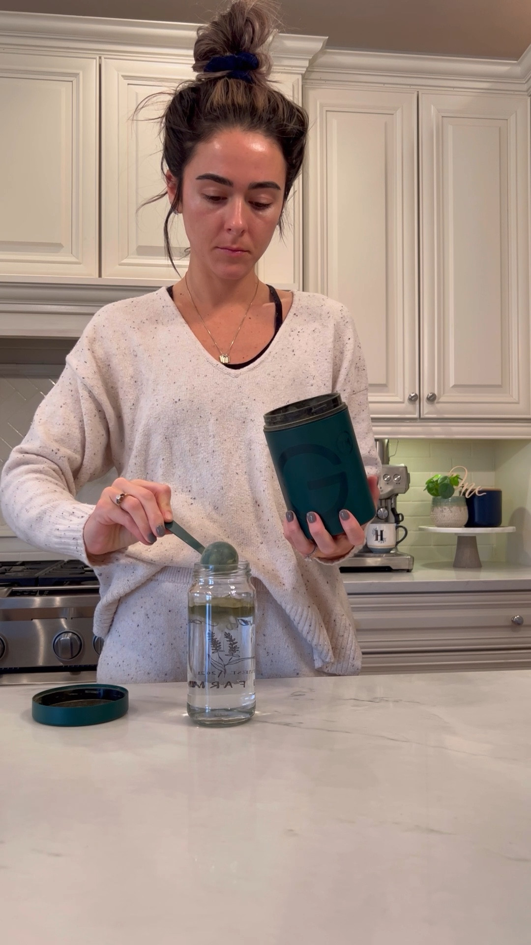 All things morning routine linked below - 

#morningroutine #morninggreens #skincare #routine #home 

#LTKunder50 #LTKbeauty #LTKfit