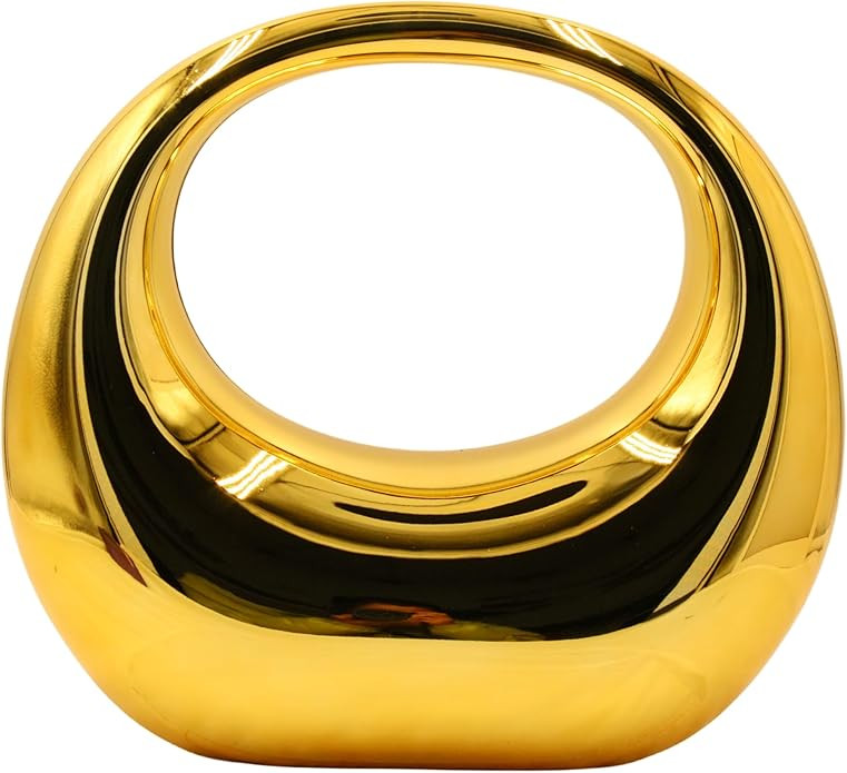 Acrylic Handbag Moon Bag Party Banquet Evening Bag Wedding Elegant Acrylic Purse for Women | Amazon (US)