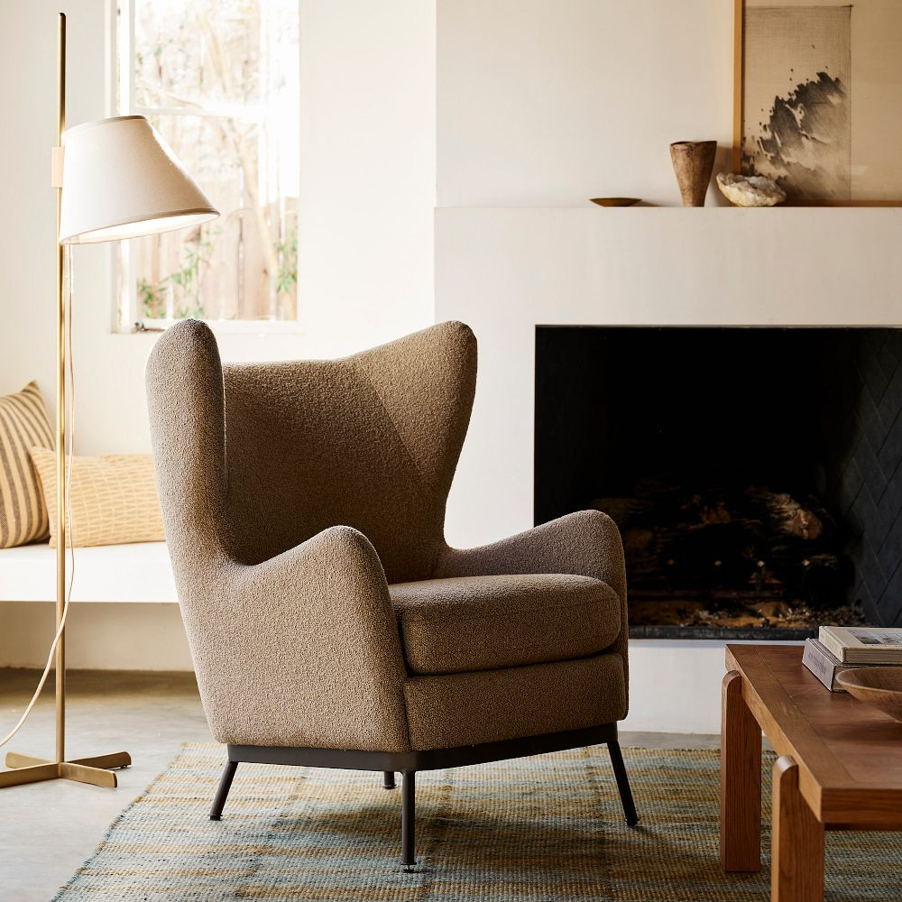 Edgar Chair - Metal Legs | West Elm (US)