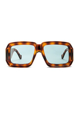 Loewe Paula's Ibiza Square Sunglasses in Brown | FWRD 