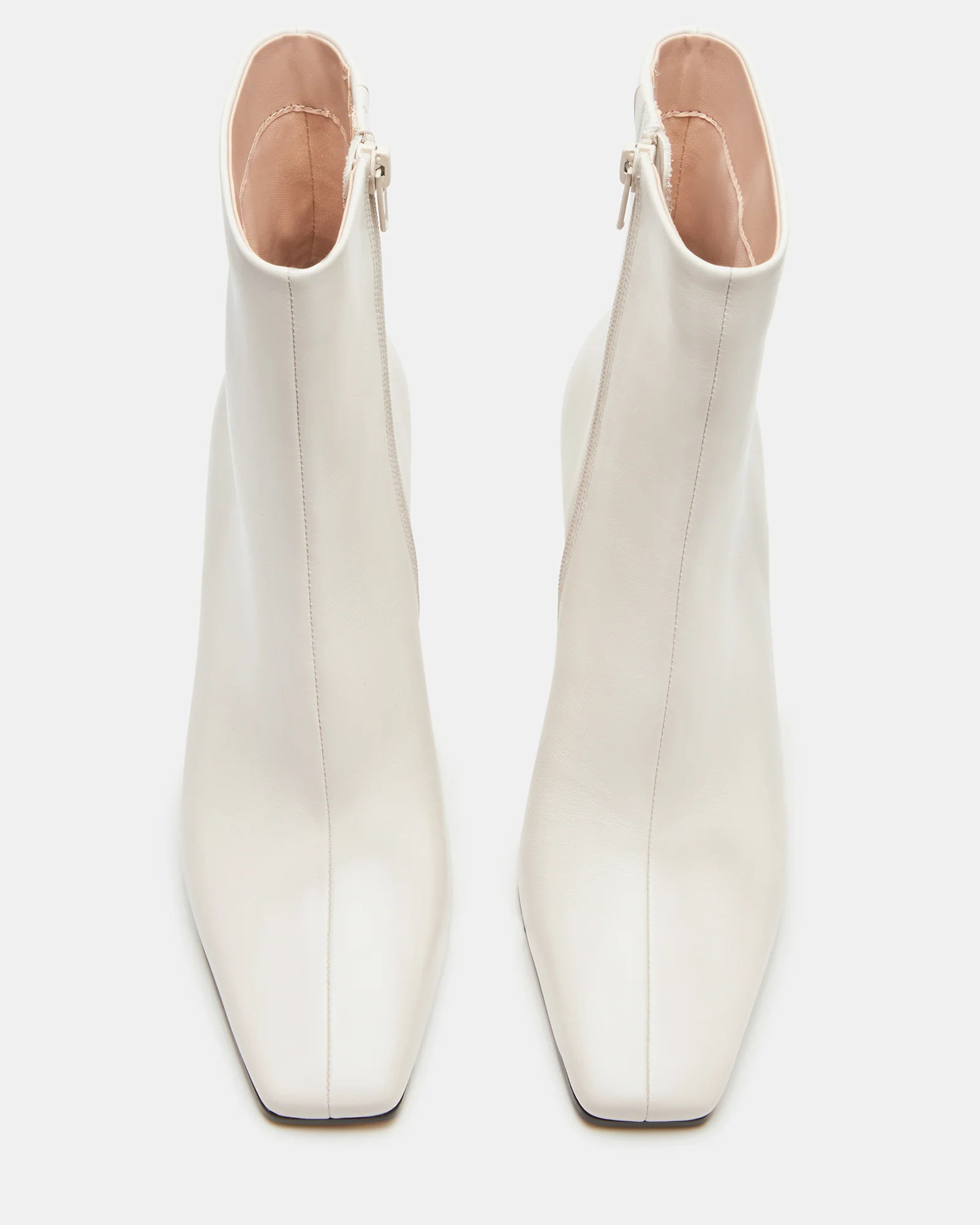 LIZABELLE Bone Leather Square Toe Ankle Boot | Women's Booties | Steve Madden (US)