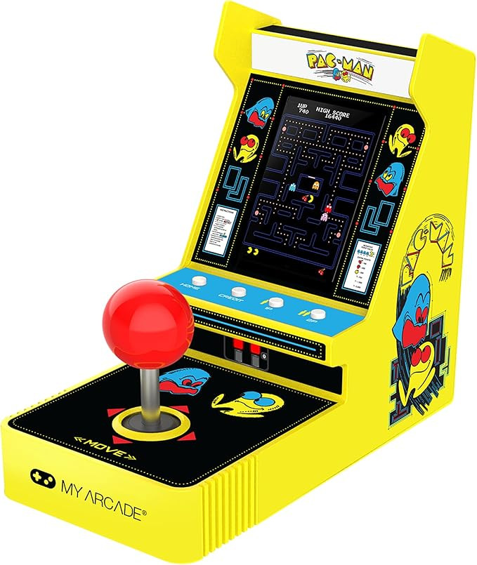My Arcade Pac-Man Joystick Player:Officially Licensed Retro Gaming Console, 2 Game Modes Classic ... | Amazon (US)