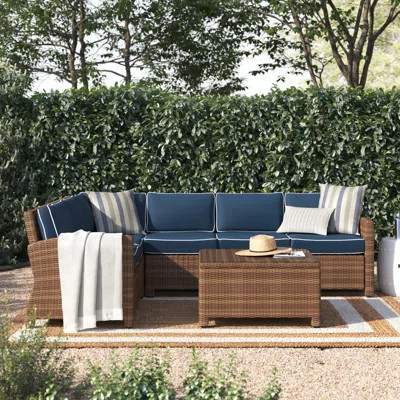 Leandra 6 Piece Sectional Seating Group with Cushions | Wayfair North America