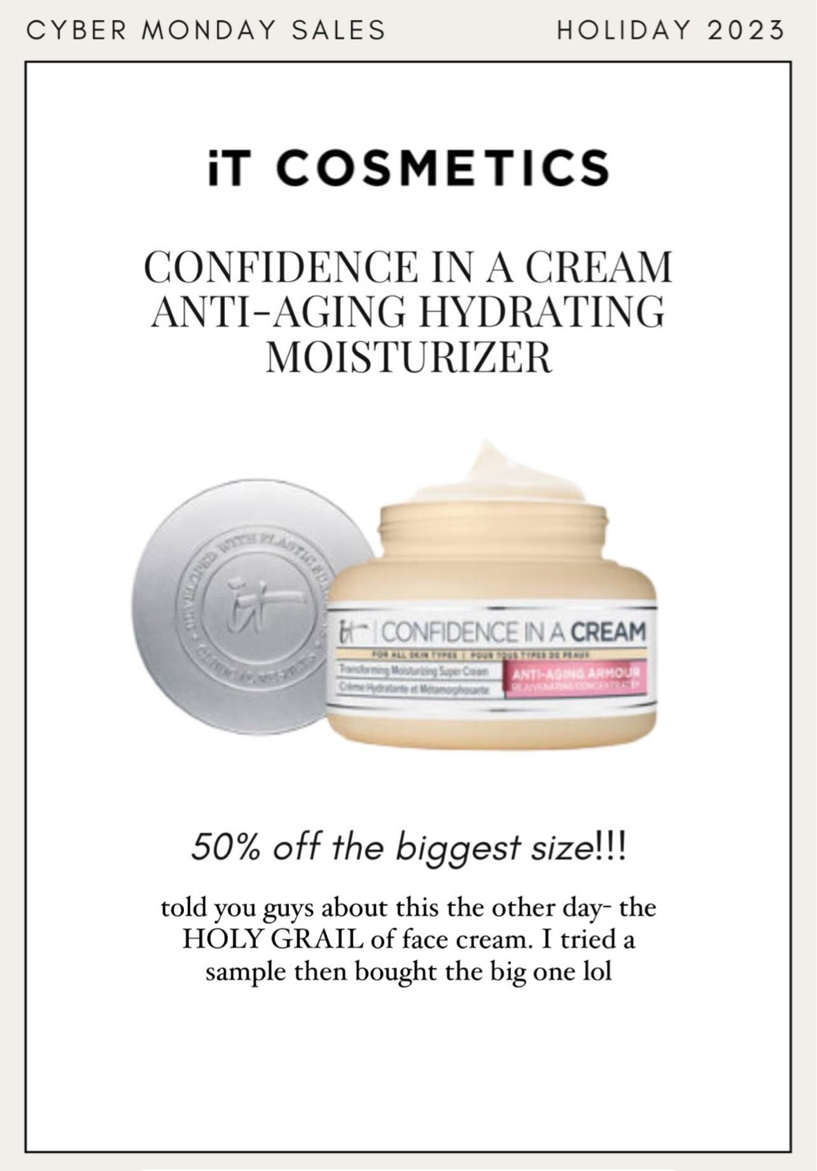 Obsessed with this stuff!! 50% off today! 

#LTKCyberWeek #LTKHoliday #LTKGiftGuide