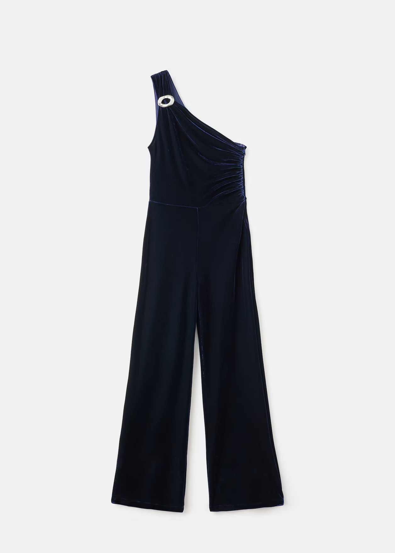 Velvet jumpsuit with metallic detail | Mango EU