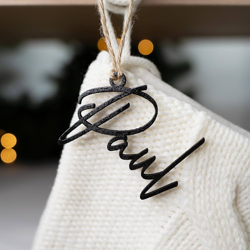 Stockings Name Tags | Personalized Wooden Tags Name for Christmas Stockings | Custom Wooden Name ... | Amazon (US)