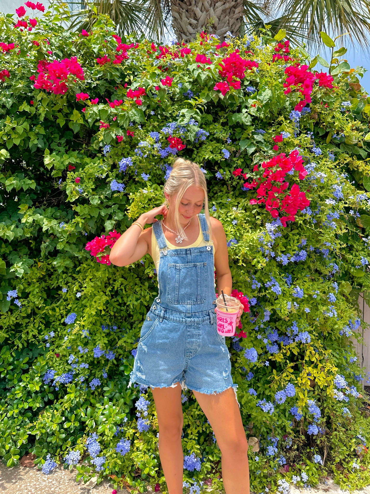 An easy throw on summer outfit! 💛wearing size XS in tank & S in overalls!
this necklace has also been a staple piece in my summer jewelry collection🌸


Summer outfits, back to school outfits, easy summer outfit, women’s summer outfit

#LTKxNSale #LTKSeasonal #LTKBacktoSchool