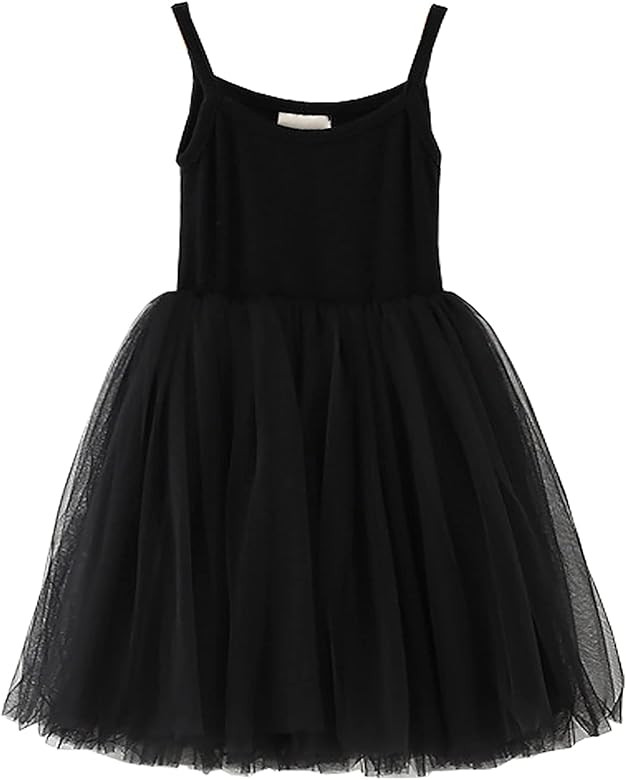 Baby Girls Tutu Dress Sleeveless Infant Toddler Princess Party Tulle Sundress | Amazon (US)