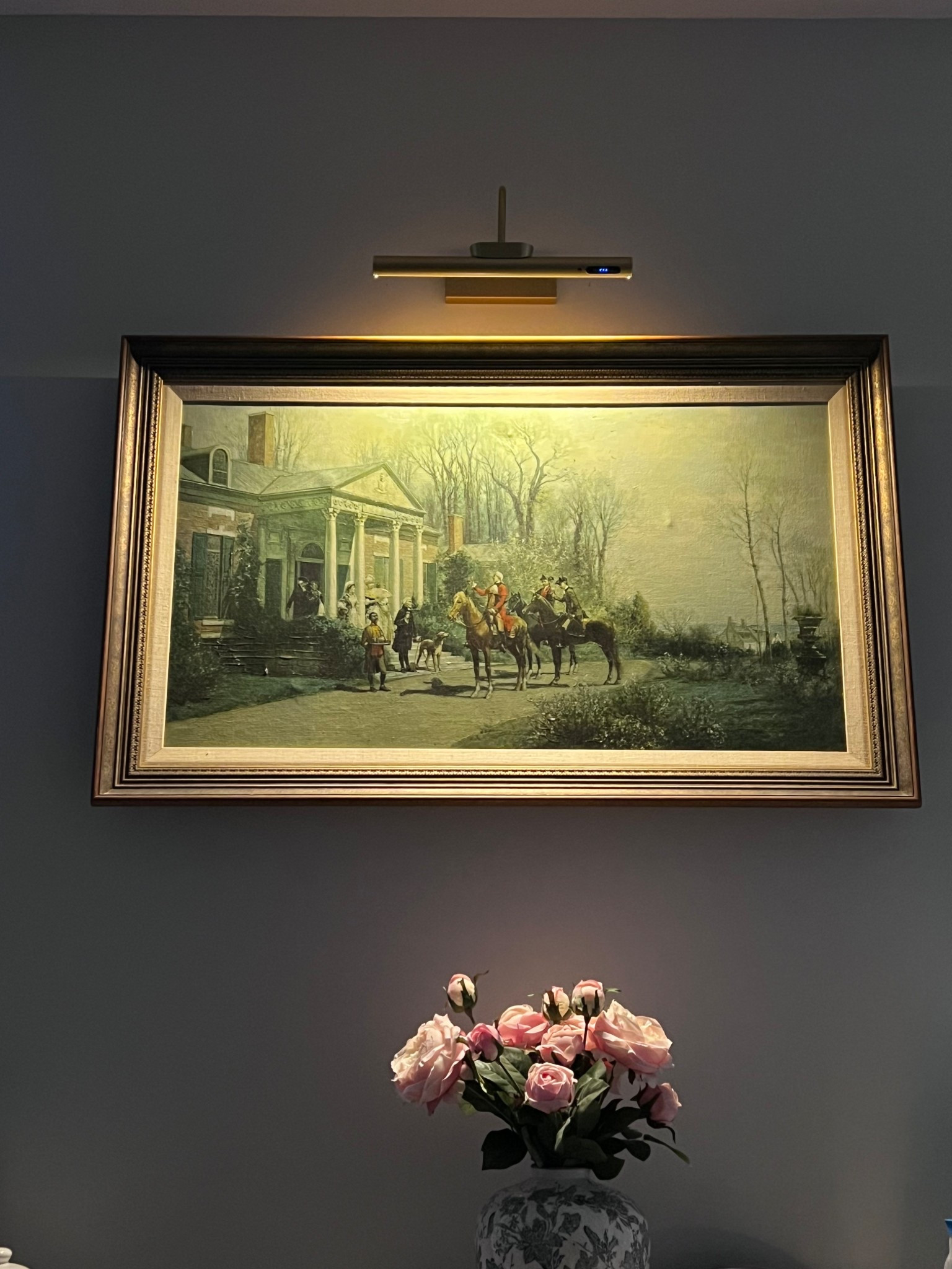 Im obsessed with this picture light! 