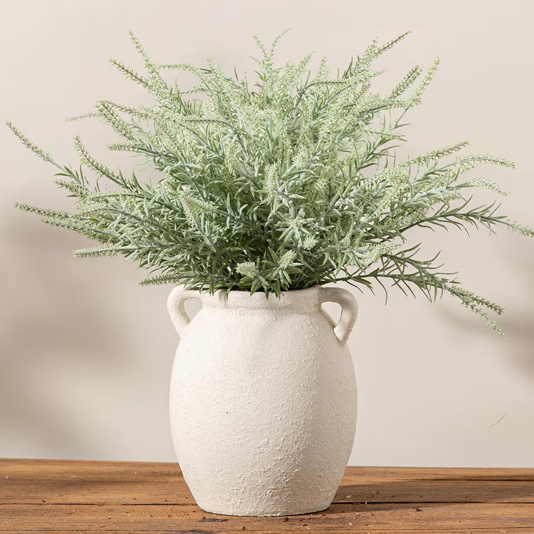 Ceramic Flower Vase 7.6 inch Farmhouse Rustic Vase Decorative Pottery Terracotta Vases for Home D... | Amazon (US)