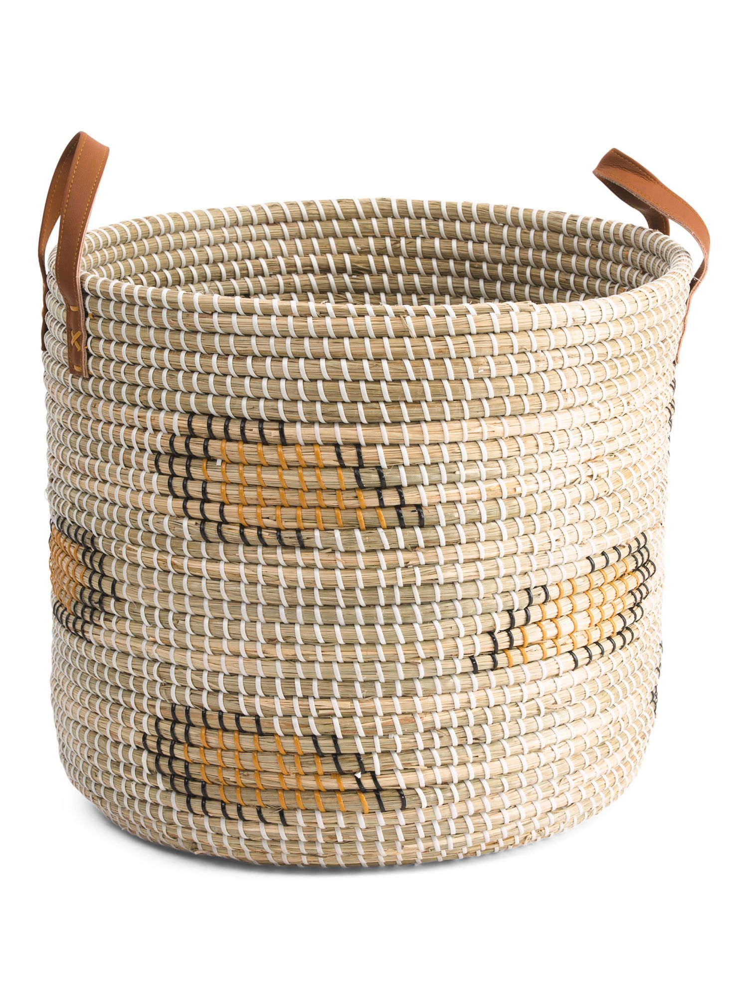 Large Seagrass Cheetah Storage Basket With Handles | Office & Storage | Marshalls | Marshalls