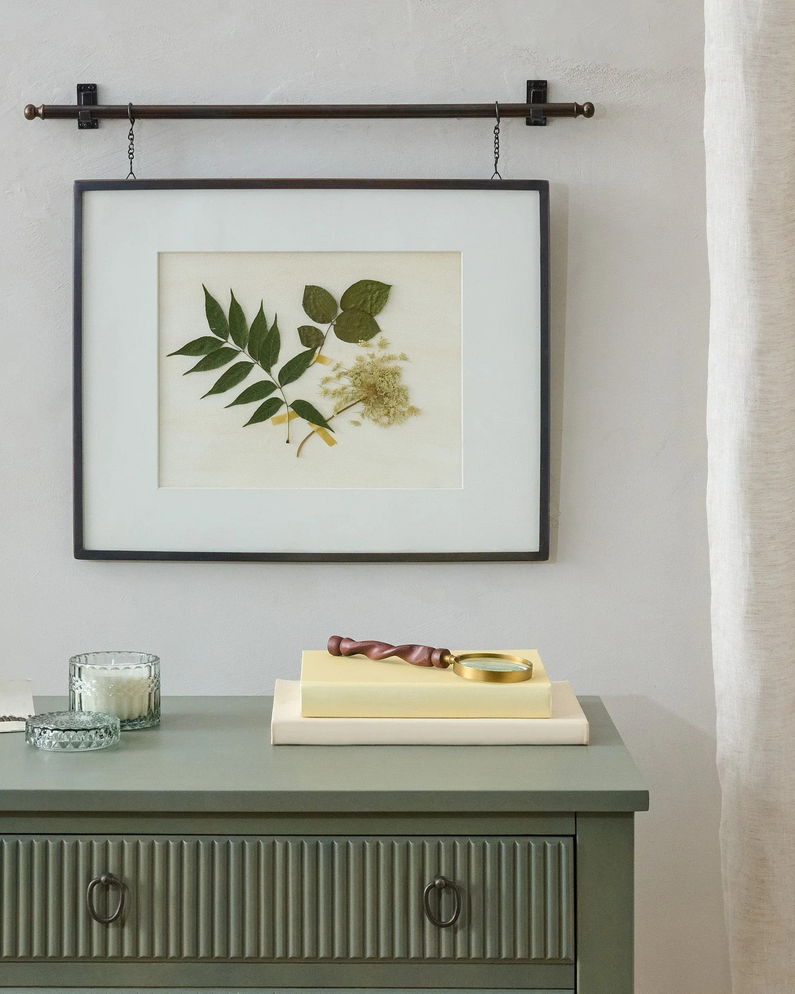 Colleen Antique Bronze Rail Picture Frame | Magnolia