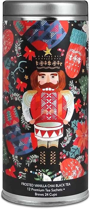 La Tea Dah Té de Feliz Navidad | Cascanueces | 12 sobres | Amazon (US)