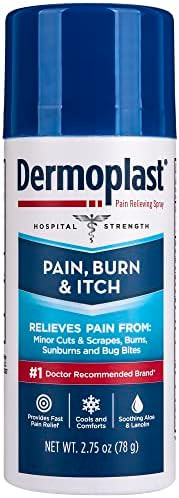 Dermoplast Pain, Burn & Itch Relief Spray for Minor Cuts, Burns and Bug Bites, 2.75 Oz (Packaging... | Amazon (US)