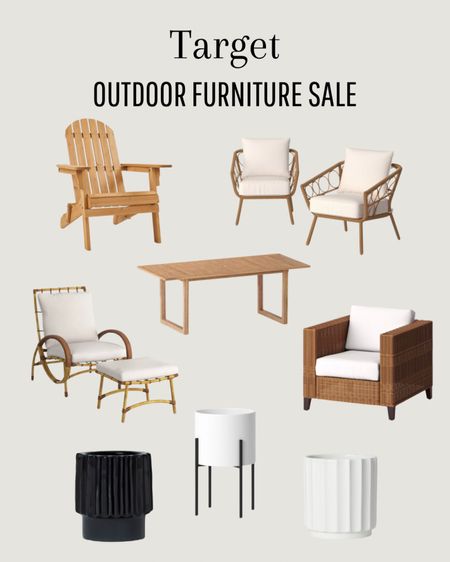 Target outdoor furniture sale! 

#LTKsalealert #LTKhome #LTKSeasonal