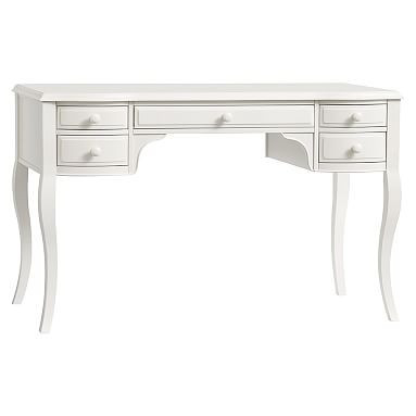 Lilac Desk, Vintage Simply White | Pottery Barn Teen