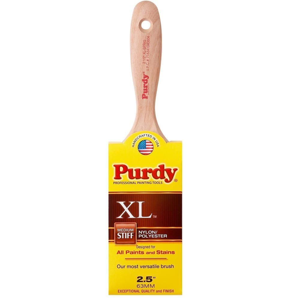 Purdy 2-1/2 in. XL Sprig Flat Paint Brush-144380325 - The Home Depot | Home Depot