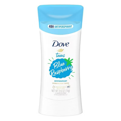 Dove Teens Blue Raspberry 48 Hour Antiperspirant & Deodorant - 2.6oz | Target