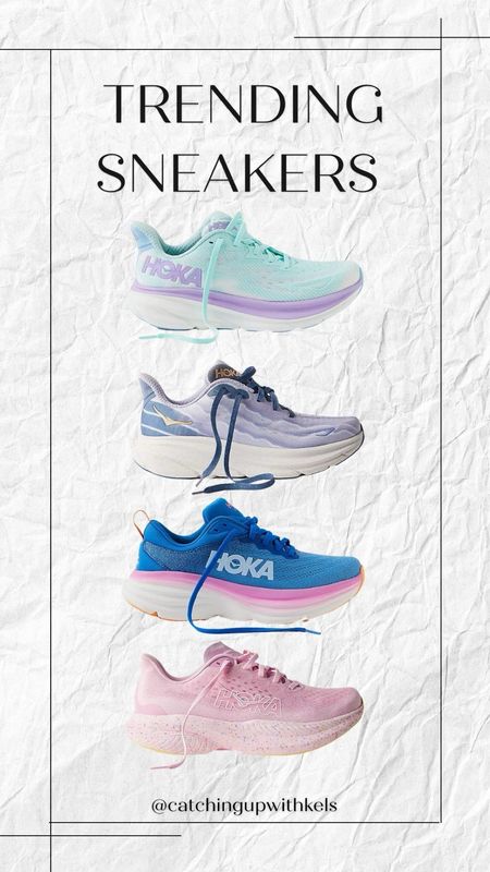 Trending sneakers! Hokas are great for long mom walks, runs or hanging around the house looking for comfort. 

#LTKShoeCrush #LTKActive #LTKBump