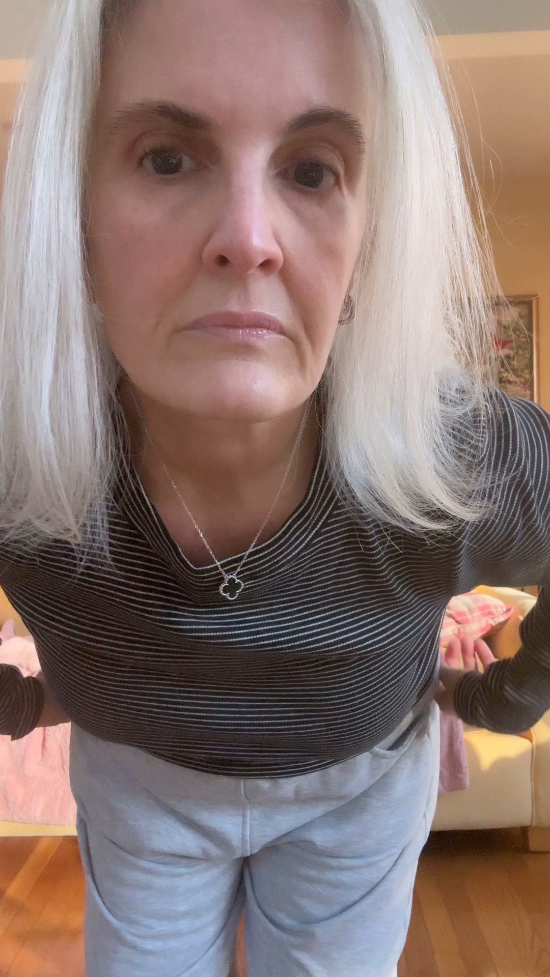 Comfy is my name . Barrel leg sweats and a good stretchy top 

#LTKMidsize #LTKPlusSize #LTKOver40