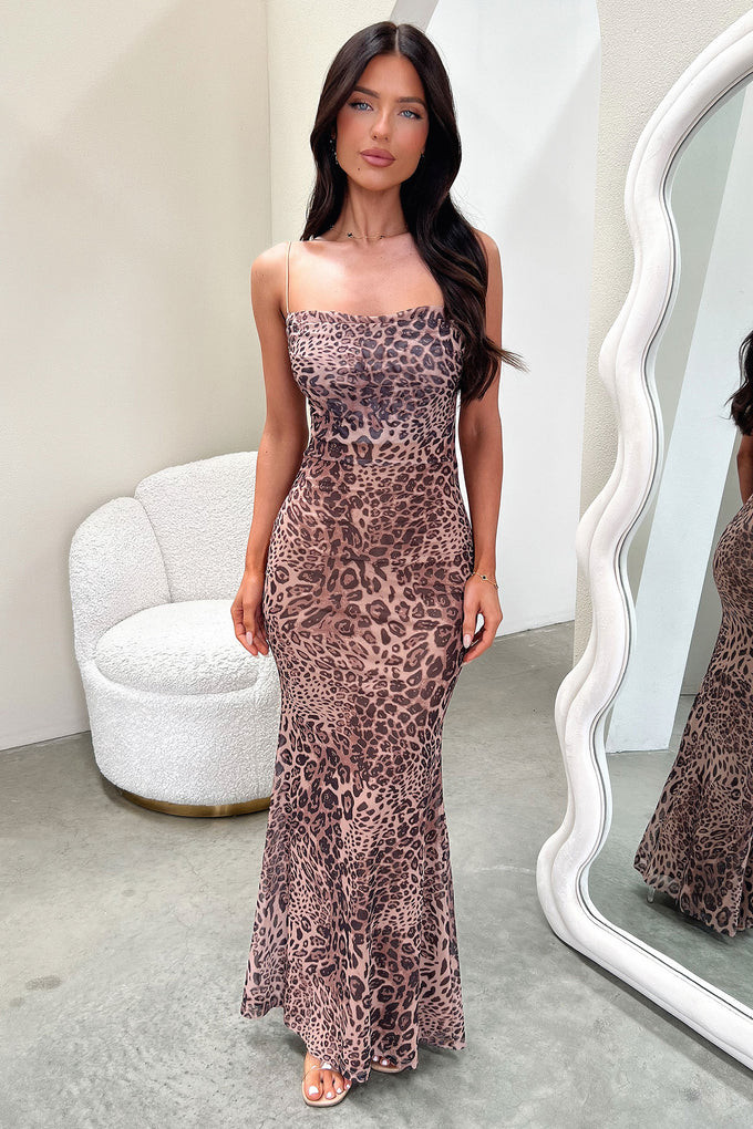 Barb Maxi Dress - Leopard | Thats So Fetch (US)