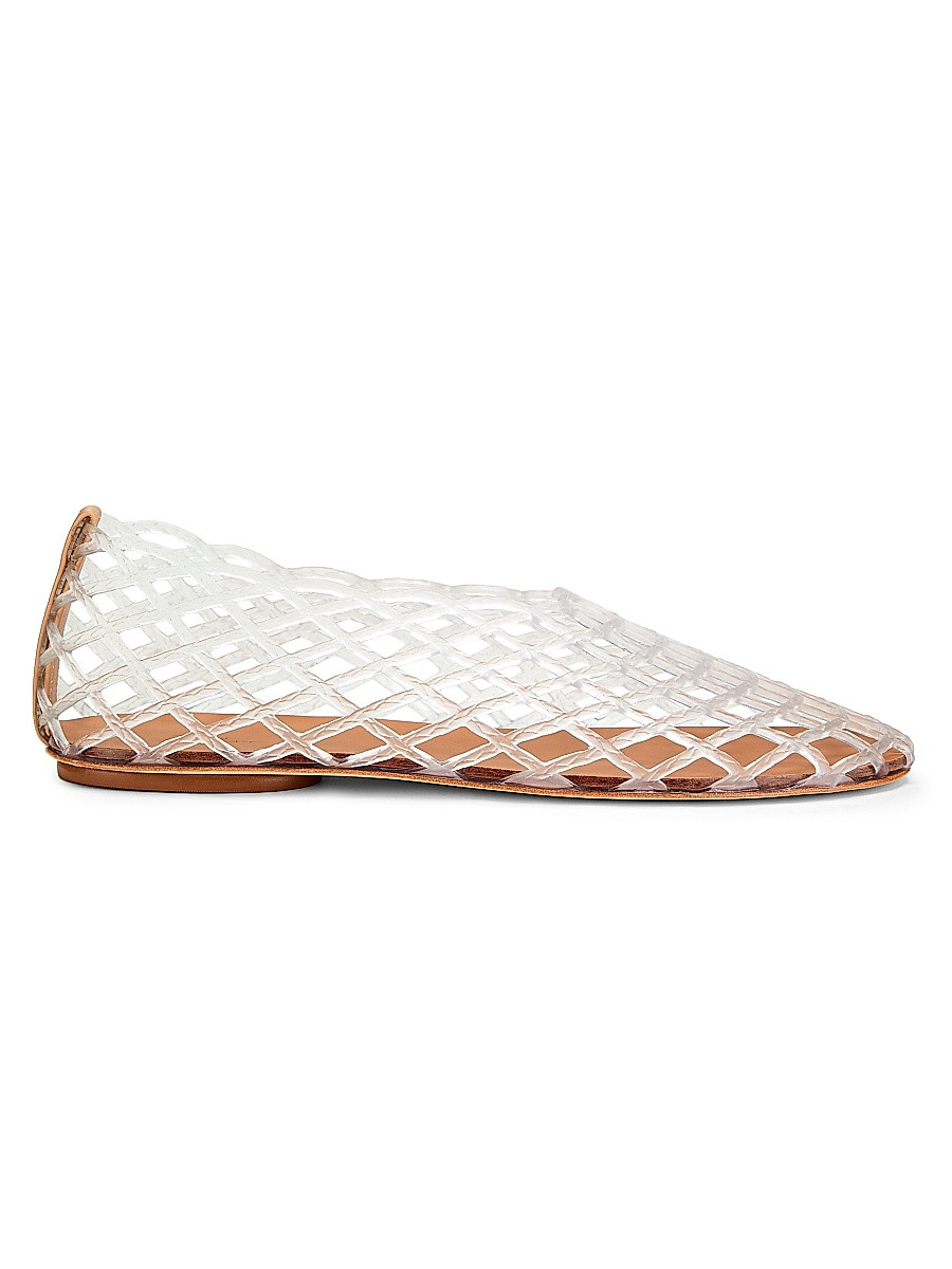 Women's Jelly Ballerina Flats - Clear Jelly - Size 10.5 | Saks Fifth Avenue