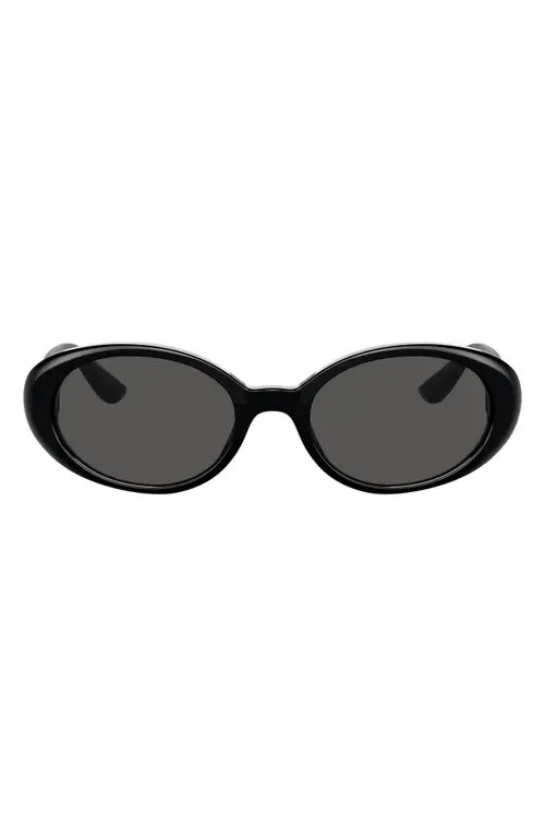 Dolce & Gabbana 52mm Oval Sunglasses in Black at Nordstrom | Nordstrom