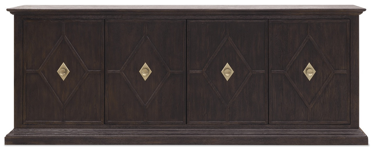 Driftwood Entertainment Credenza In Black | 1stopbedrooms