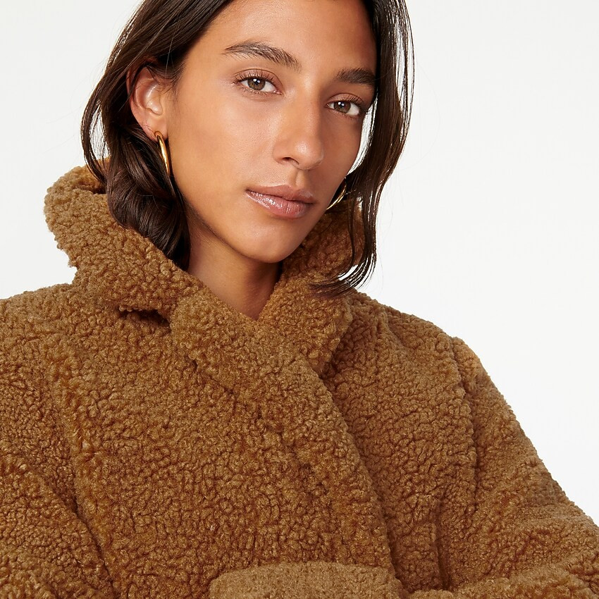 Teddy sherpa topcoat | J. Crew US
