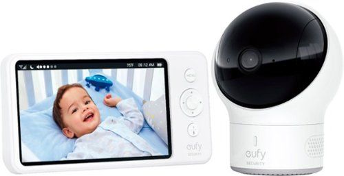 eufy Security - Spaceview Baby Monitor Cam Bundle - White | Best Buy U.S.