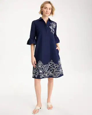 3D Applique Dress | Chico's