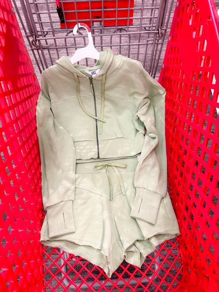Crop Hoodie and High-Rise Shorts at Targett

#LTKstyletip