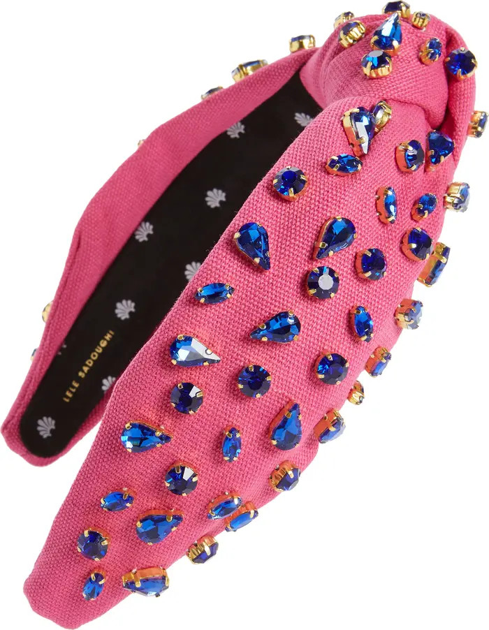 Lele Sadoughi Candy Embellished Knotted Headband | Nordstrom | Nordstrom