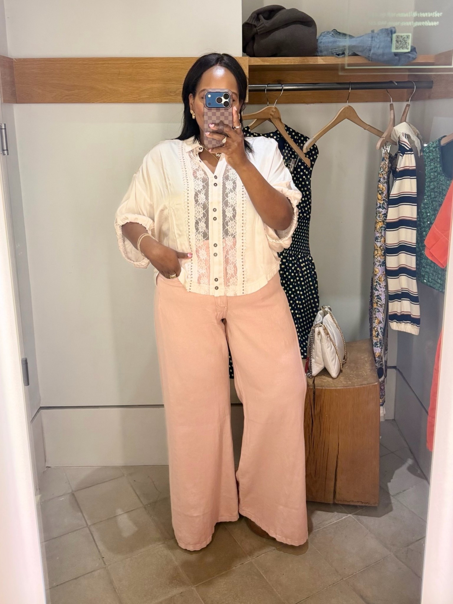Obsessed with these blush pink lightweight jeans from @Anthropologie 🤏🏾

#LTKgrwm #LTKootd #LTKdayinmylife