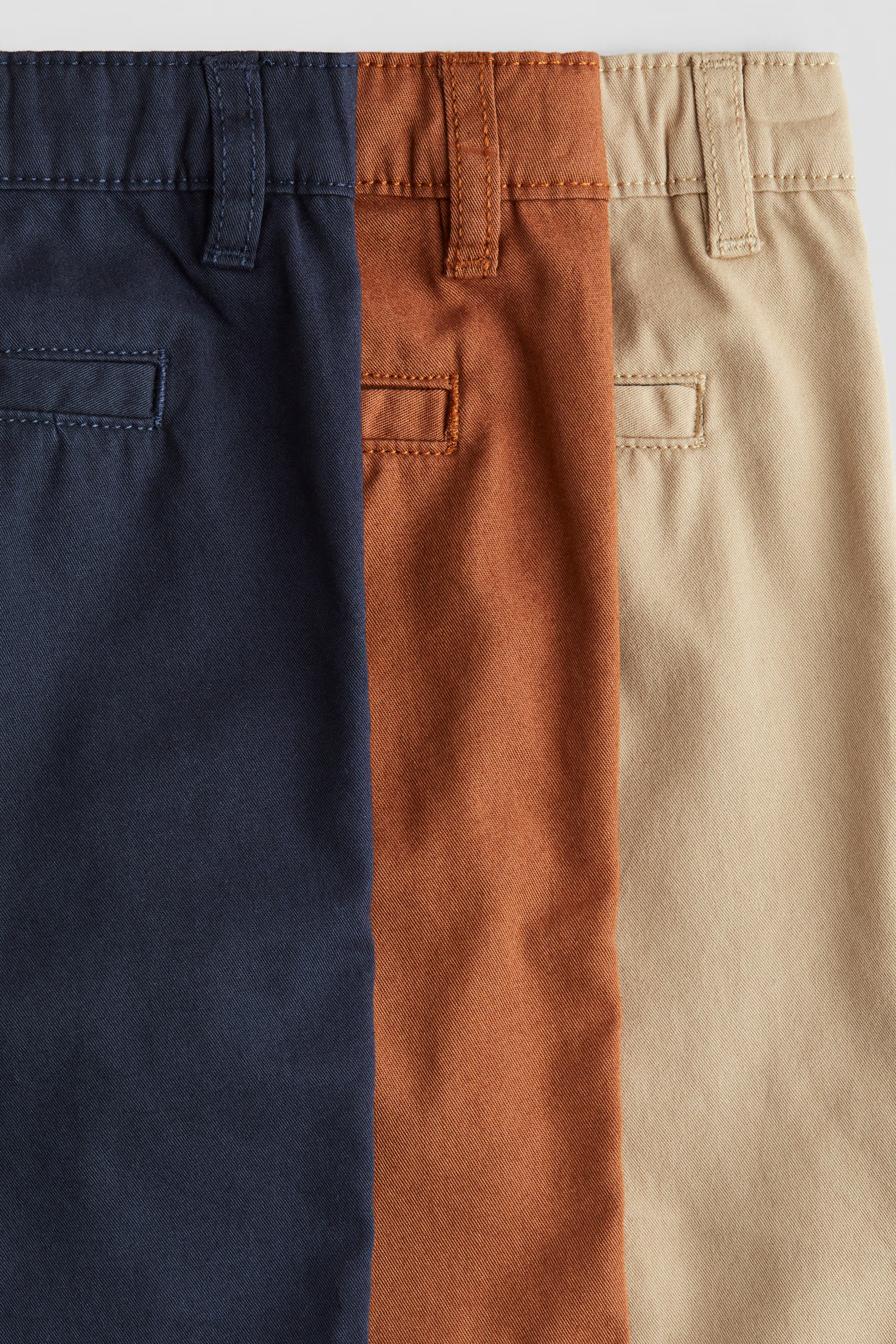 3-Pack Cotton Chino Shorts | H&M (US + CA)
