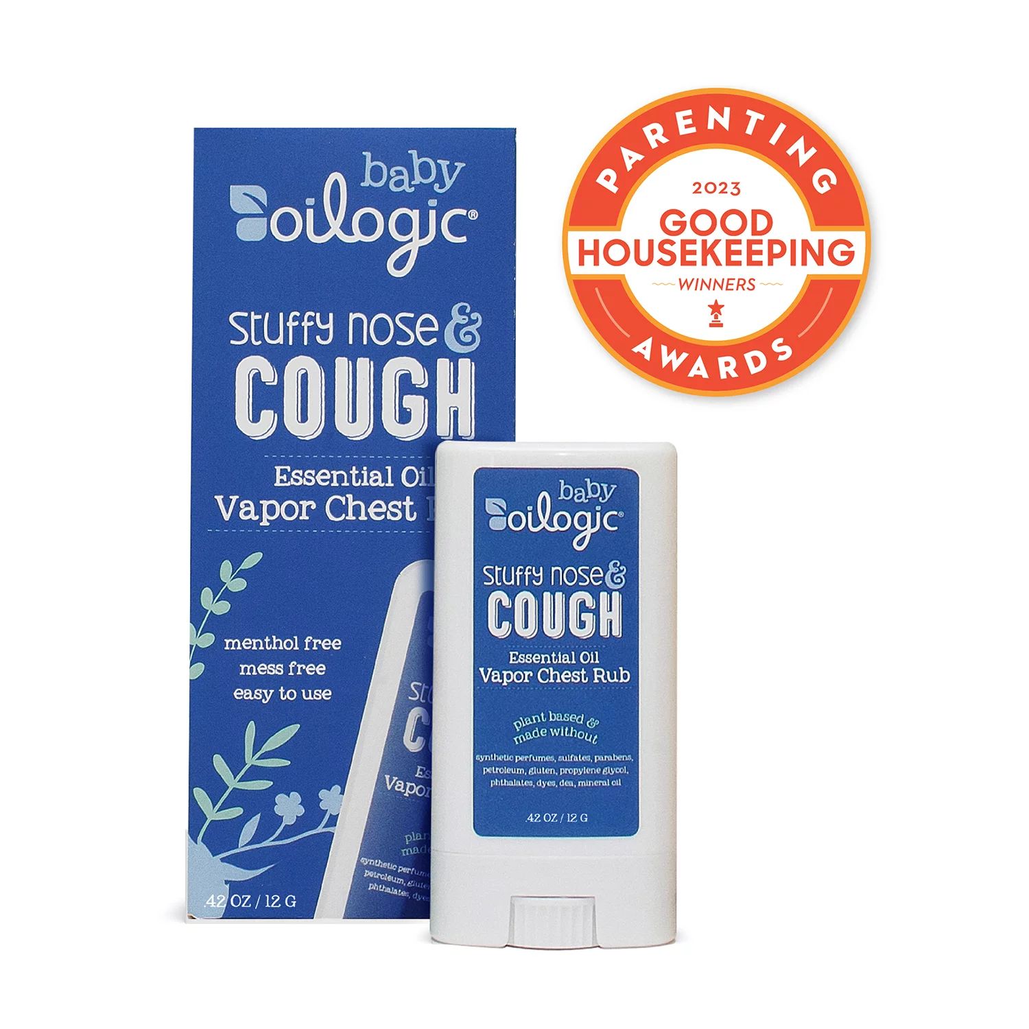 Oilogic Baby Stuffy Nose & Cough Essential Oil Vapor Chest Rub | Walmart (US)