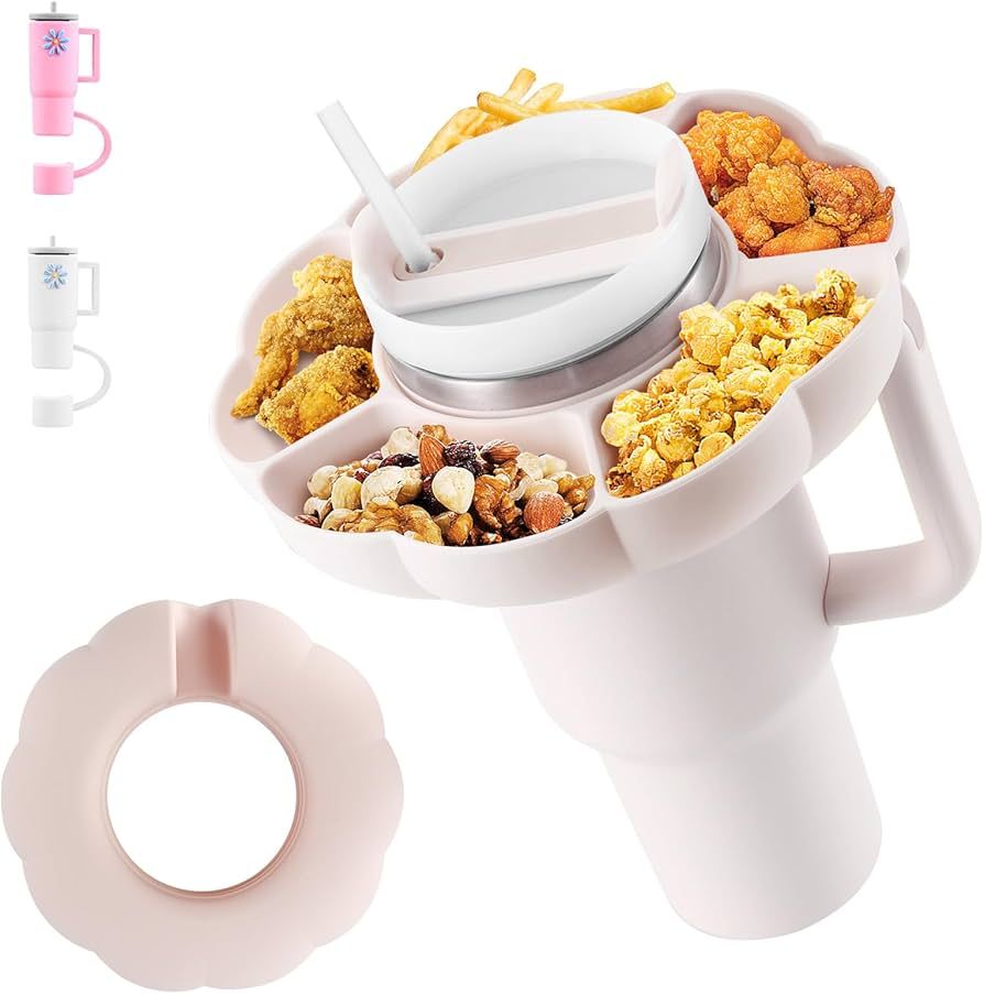 JANSAMN Snack Bowl for Stanley 40 oz Tumbler with Handle, Stanley snack tray Compatible with Stan... | Amazon (US)