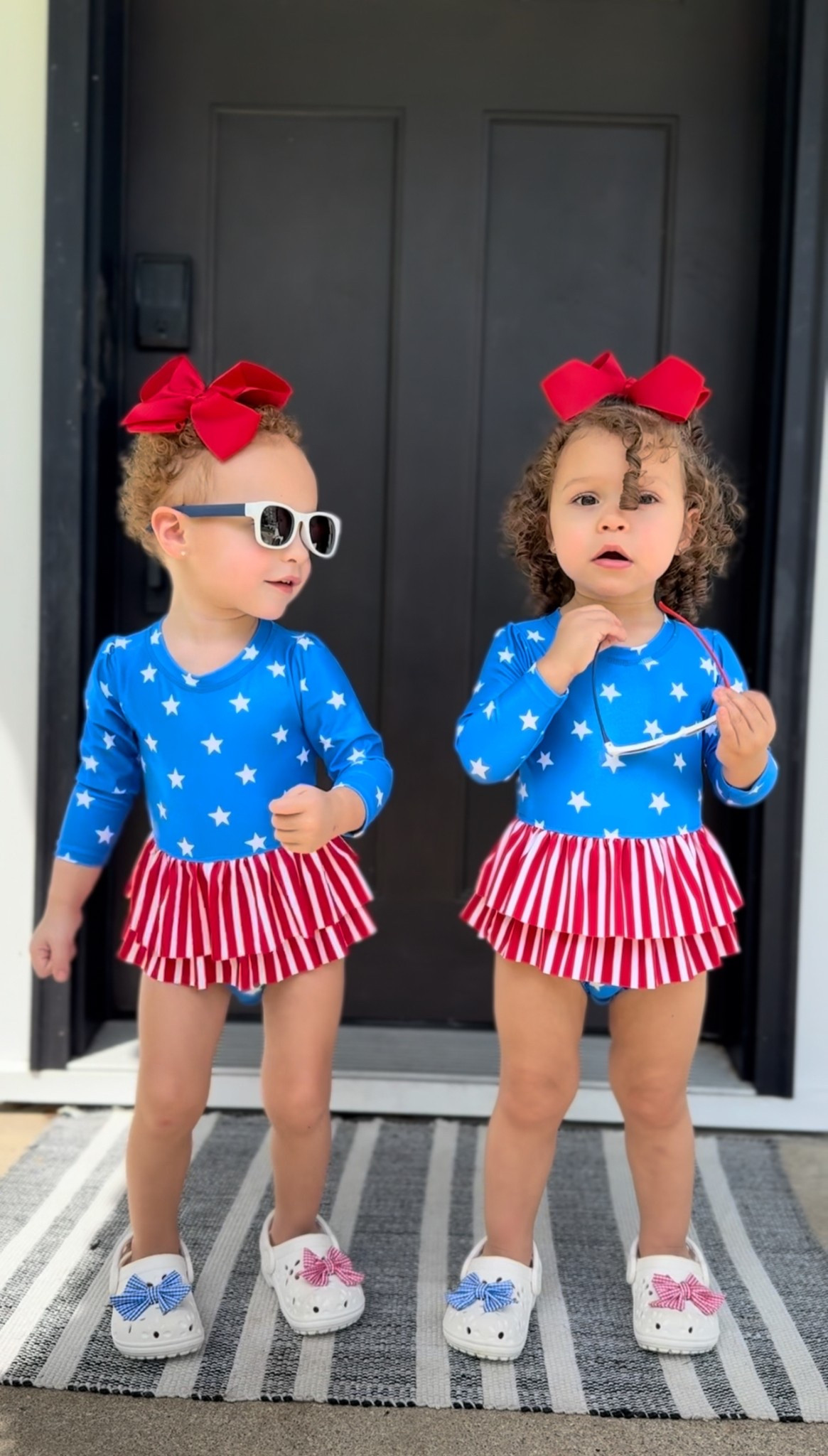 USA babes 🇺🇸 

these red and blue gingham bow jibbitz are PERFECT on white crocs for the 4th! 

#LTKSeasonal #LTKKids #LTKBaby
