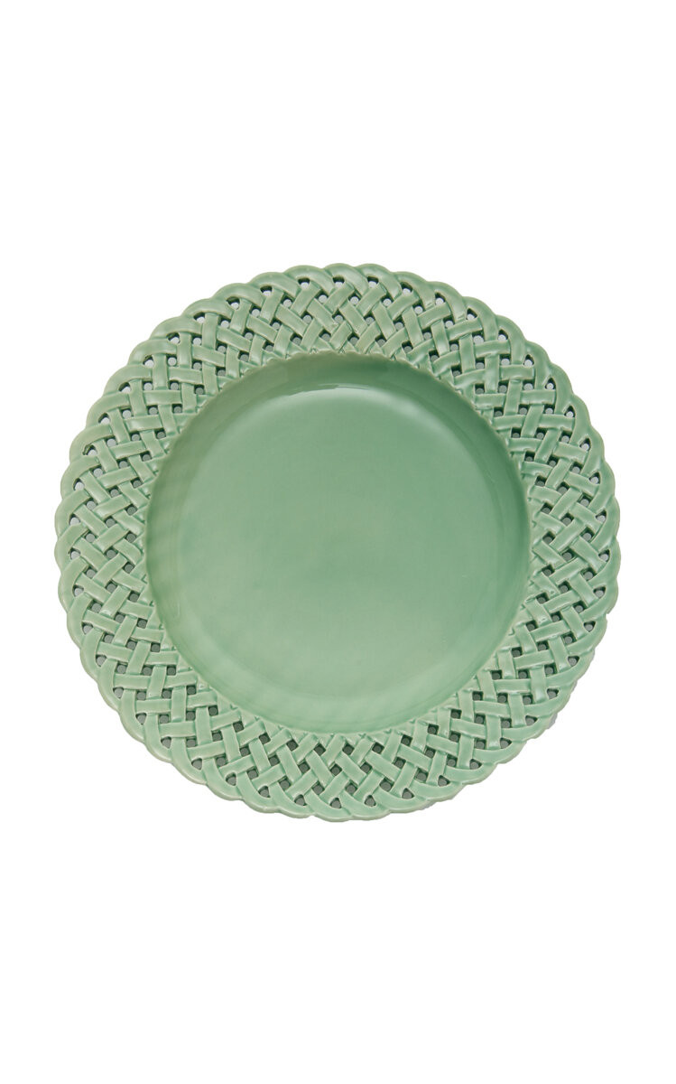 Openwork Creamware Dinner Plate | Moda Operandi (Global)