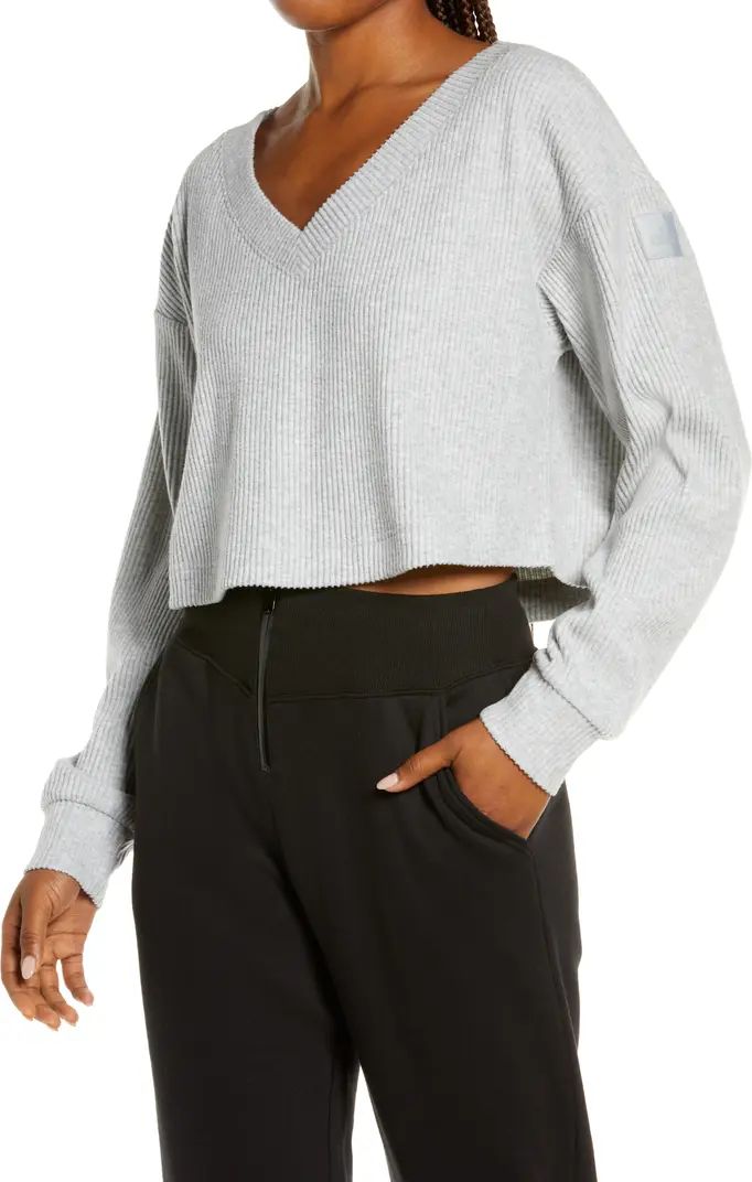 Muse Ribbed Crop Pullover | Nordstrom