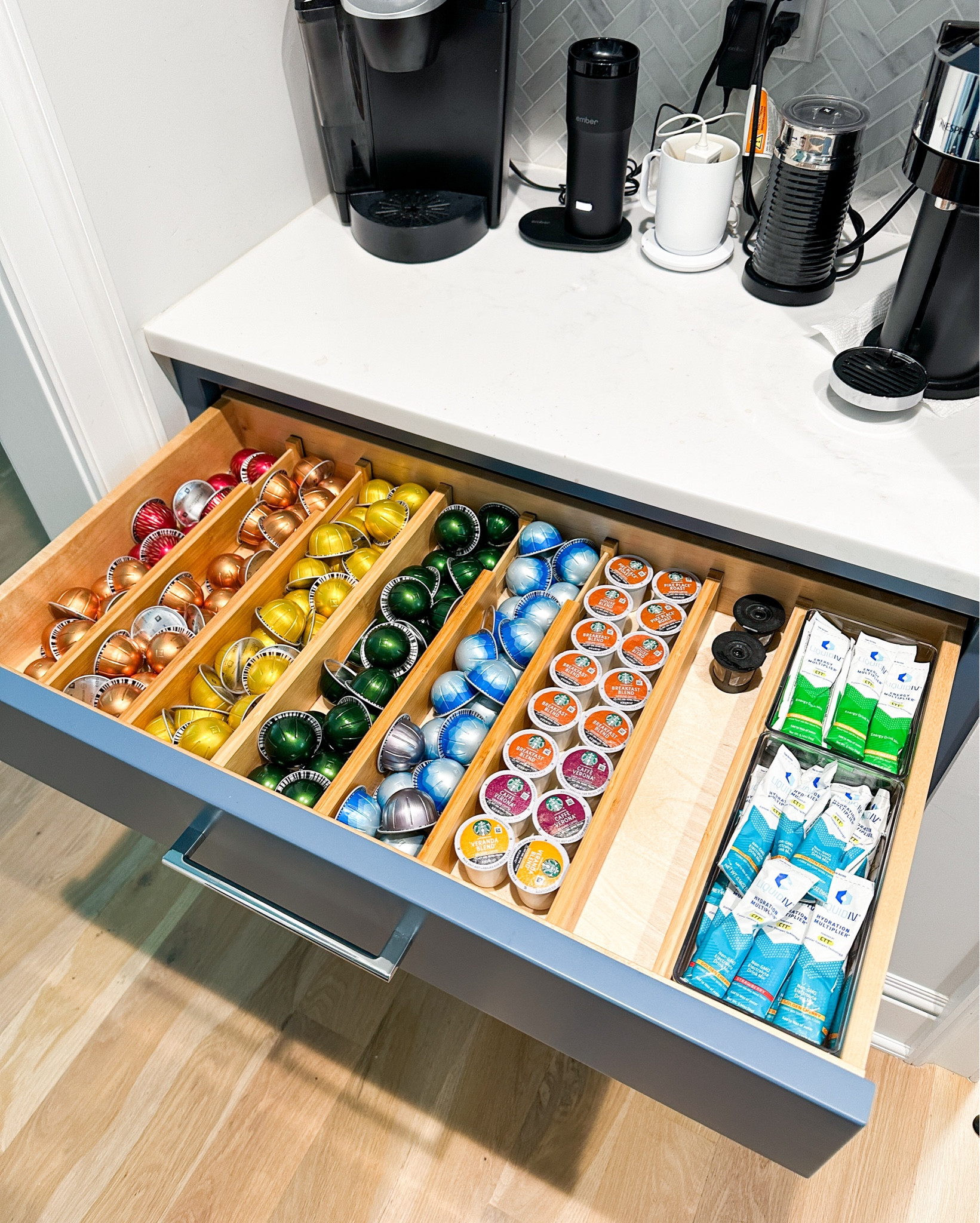 I may be biased but there’s something so satisfying about an organized coffee drawer ☕️

For so many of us coffee is the start to our morning, what helps us survive the day (especially with kiddos 👧🏼) and can even serve as a lovely nightcap - thank god for espresso martinis 🍸 

No one wants to struggle to get their coffee so let us create a beautiful coffee station for you 🤩 #caffeinatedandcategorized 

Spots for October are filling up - click the link in bio to get on our books 📆
.
.
.
.
.
#fairfieldcountyct #westportct #fairfieldmoms #connecticutlife #stamfordmoms #westportmoms #organizingtips #norwalkmoms #wiltonct #connecticutliving #darienct #connecticutgram #ctsmallbusiness #203local #fairfieldcounty #fairfieldcountymoms #greenwichmoms #newcanaanct #newcanaanmoms #fairfieldct #westchestercounty #greenwichct #hometips #professionalorganizer #westonmoms #getorganized #organizinghacks #coffeestation #coffeedrawer 

#LTKFindsUnder100 #LTKFindsUnder50 #LTKHome