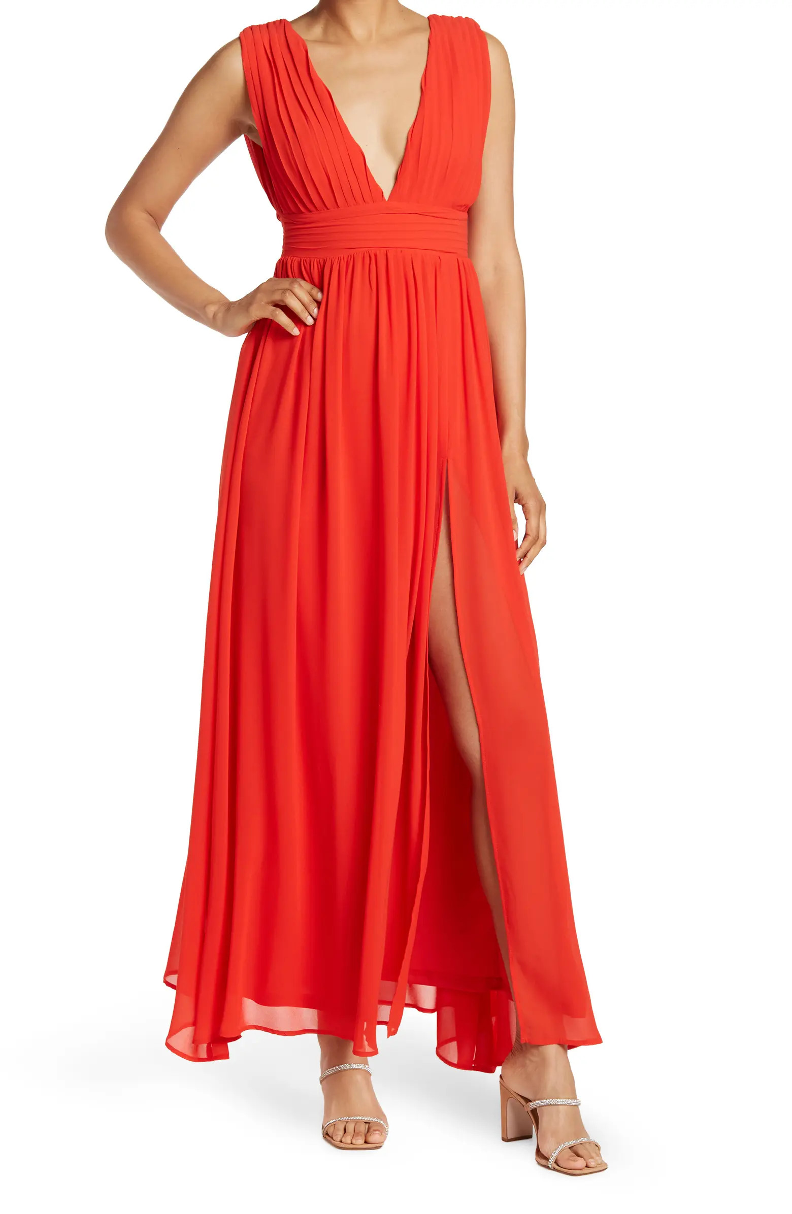 Athen Plunging V-Neck Maxi Dress | Nordstrom Rack