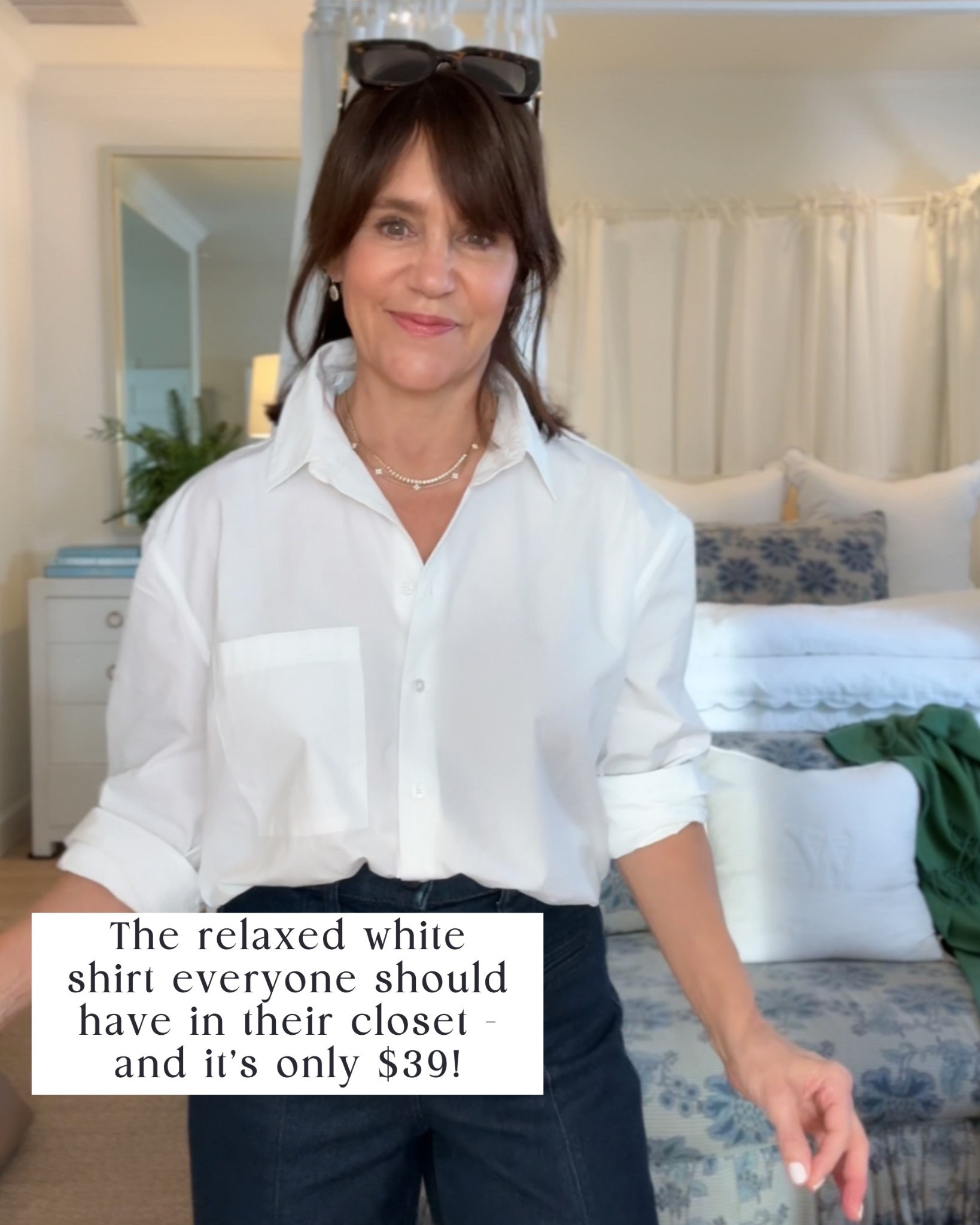 Everyone should own this classic white button up! It’s only $39 and the quality is so good! ✨

#LTKootd #LTKOver40 #LTKSeasonal