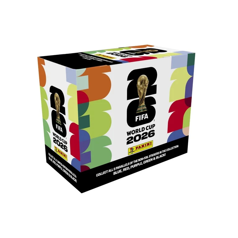 2026 FIFA World Cup Official Sticker Collection - 25 Pack Box | Walmart (US)